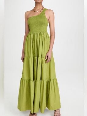O.P.T One-Shoulder Tiered Maxi Dress